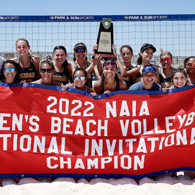 BEACH VOLLEYBALL CLAIMS NAIA NATIONAL TITLE