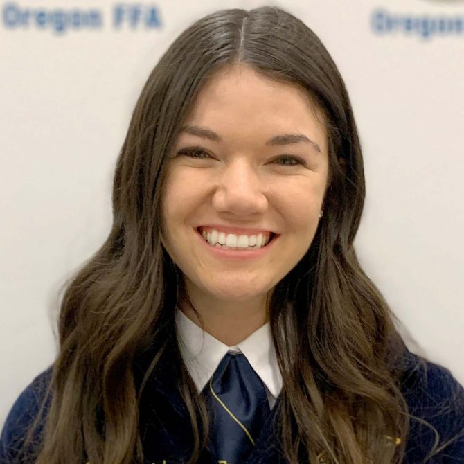 FFA PRESIDENT ISABEL D’AQUISTO JOINS AG SCIENCE PROGRAM
